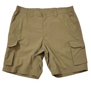 LL Bean Men’s 10”‎ Hiking Cargo Trail Shorts Walnut Sz L Reg